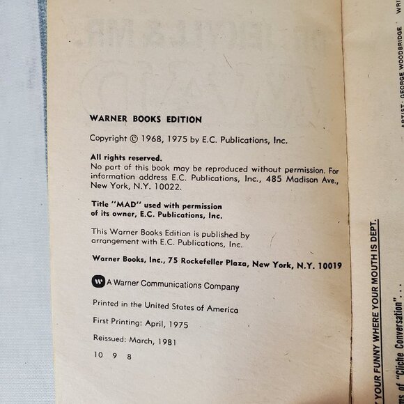 2/$25 Vintage Dr Jekyll & Mr MAD #38 Paperback Book 1975 - Picture 10 of 13